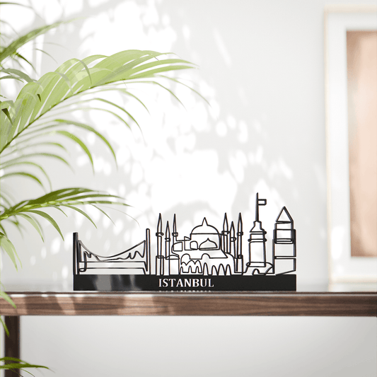 Anatolian Gift BoxIstanbul Cityscape - Line Art Figure