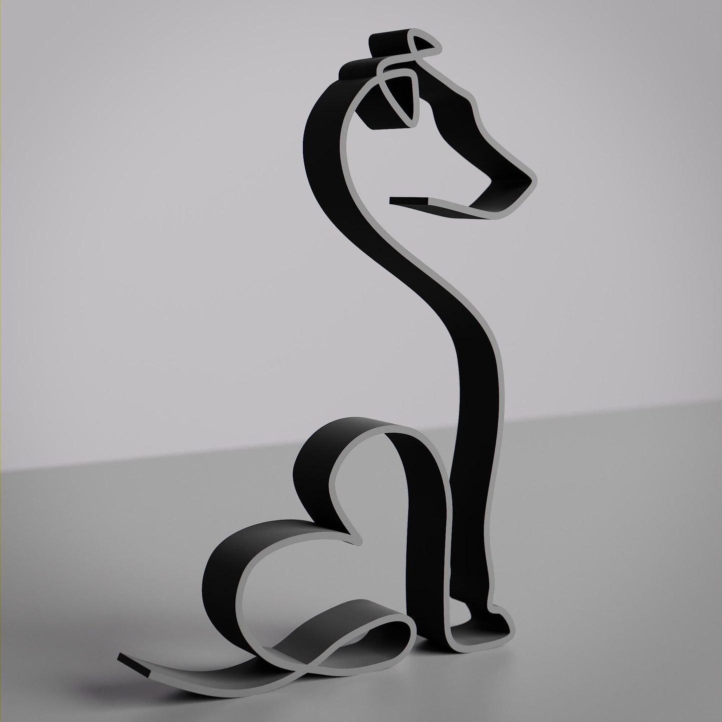 Anatolian Gift BoxJack Russell Terrier Dog 37 - Line Art Figure