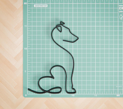 Anatolian Gift BoxJack Russell Terrier Dog 37 - Line Art Figure