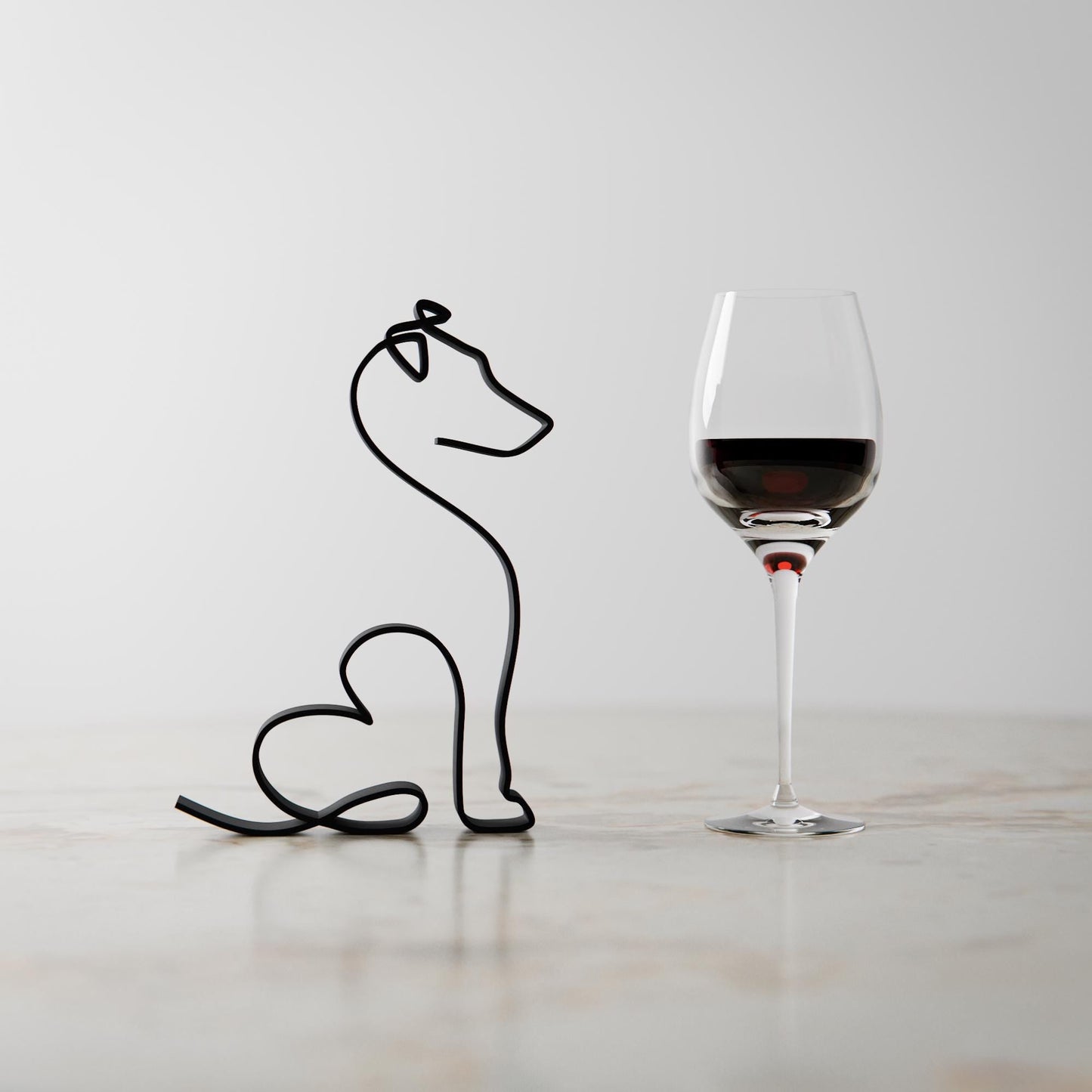 Anatolian Gift BoxJack Russell Terrier Dog 37 - Line Art Figure