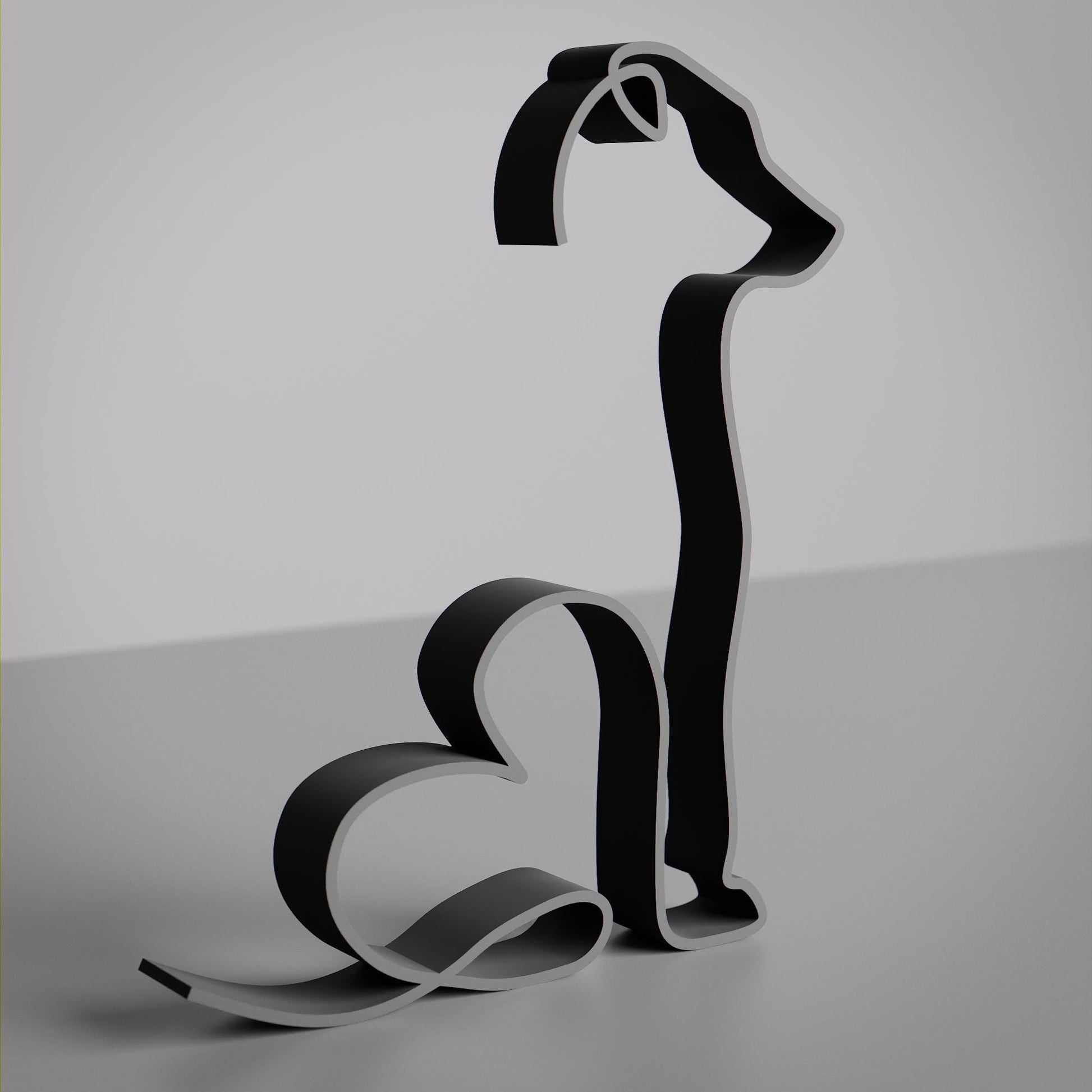 Anatolian Gift BoxJapanese Terrier Dog 25 - Line Art Figure