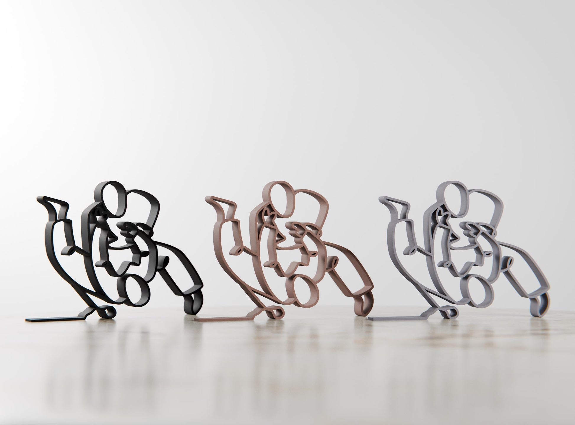 Anatolian Gift BoxJiu jitsu Fighter - Customized Line Art Figure