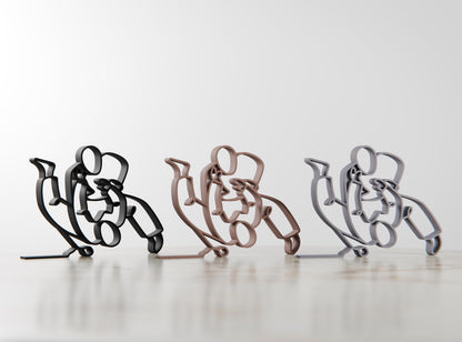 Anatolian Gift BoxJiu jitsu Fighter - Customized Line Art Figure