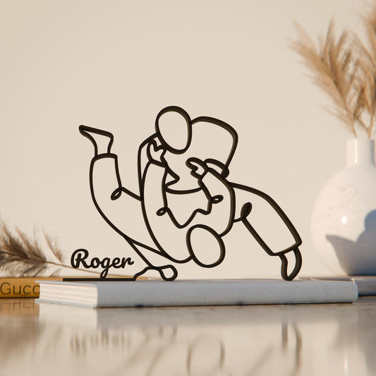 Anatolian Gift BoxJiu jitsu Fighter - Customized Line Art Figure