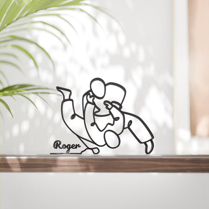Anatolian Gift BoxJiu jitsu Fighter - Customized Line Art Figure
