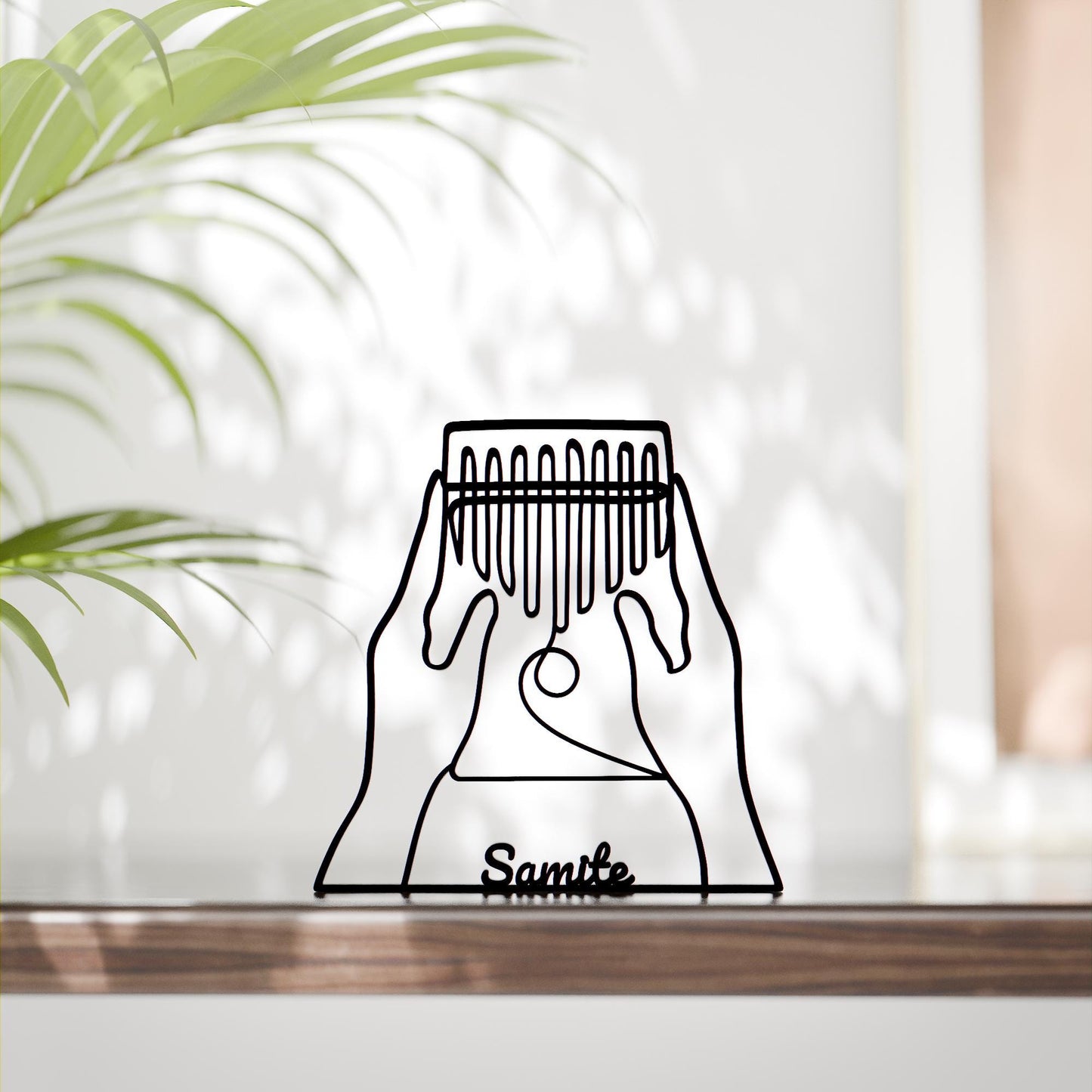 Anatolian Gift BoxKalimba Player - Customized Line Art Figure