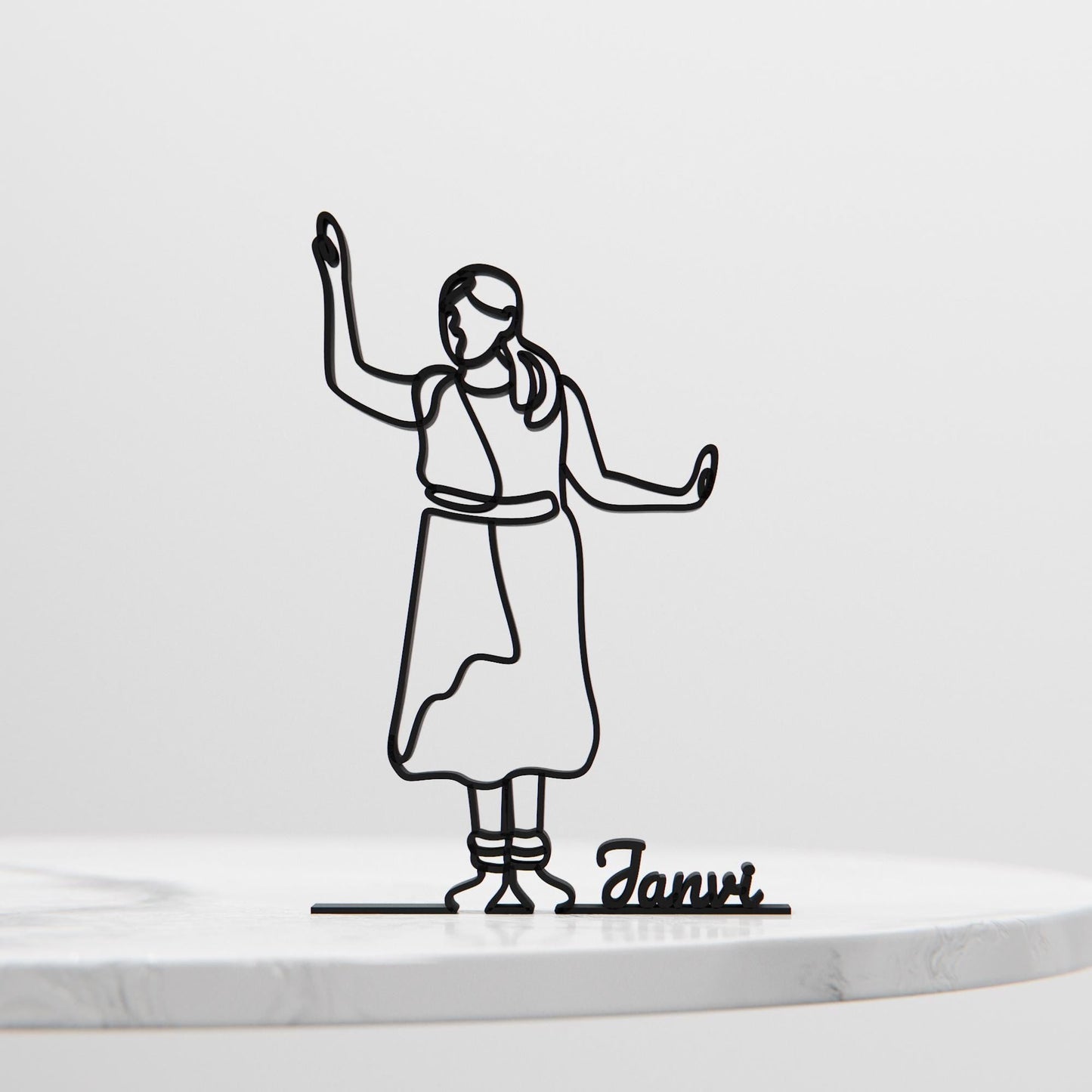 Anatolian Gift BoxKathak Dancer - Line Art Figure