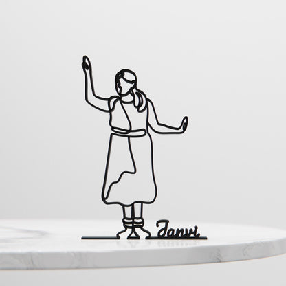 Anatolian Gift BoxKathak Dancer - Line Art Figure