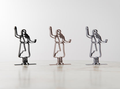 Anatolian Gift BoxKathak Dancer - Line Art Figure