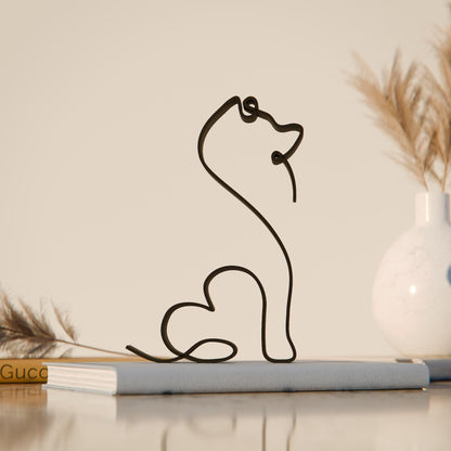 Anatolian Gift BoxKeeshond Dog 05 - Line Art Figure