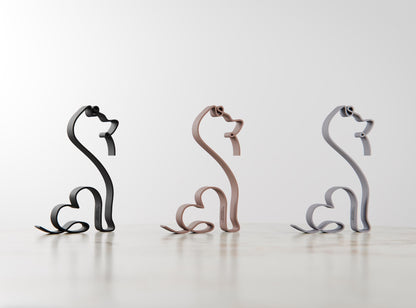 Anatolian Gift BoxKeeshond Dog 05 - Line Art Figure