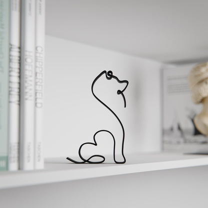 Anatolian Gift BoxKeeshond Dog 05 - Line Art Figure