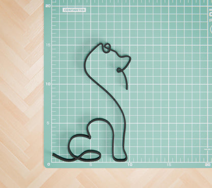 Anatolian Gift BoxKeeshond Dog 05 - Line Art Figure