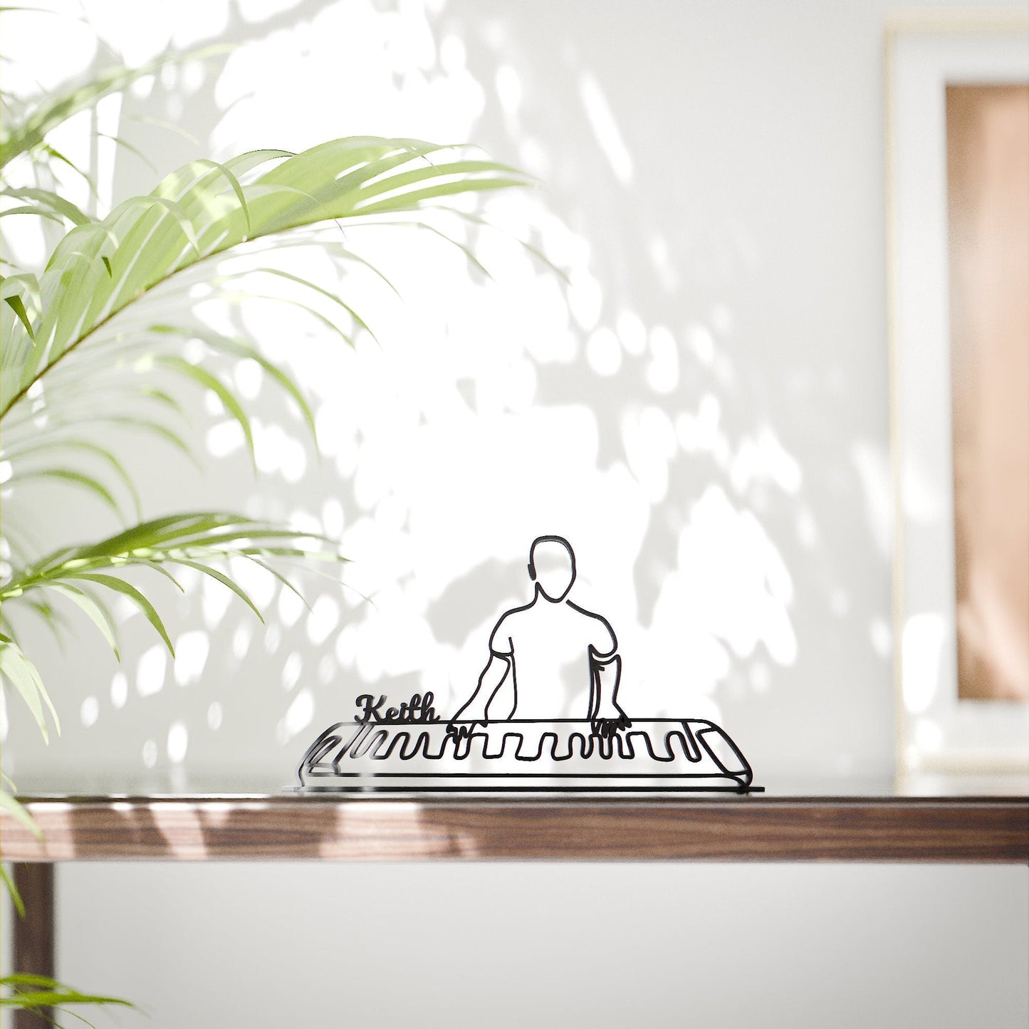 Anatolian Gift BoxKeyboard Player - Customized Line Art Figure