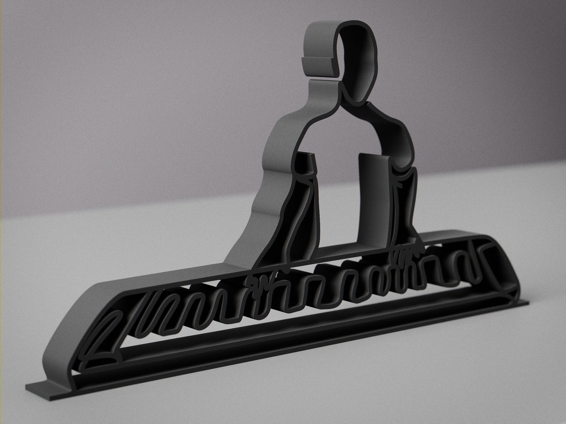 Anatolian Gift BoxKeyboard Player - Customized Line Art Figure