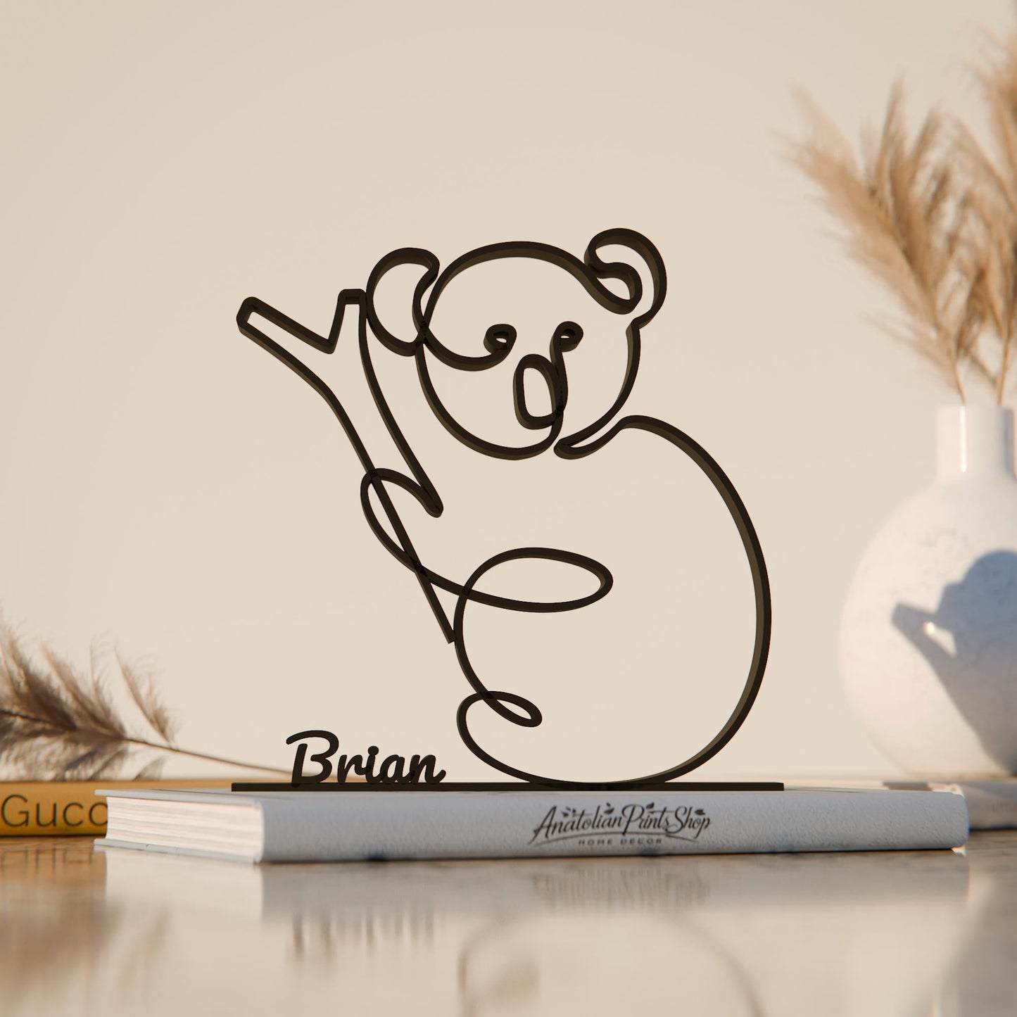 Anatolian Gift BoxKoala - Customized Line Art Figure