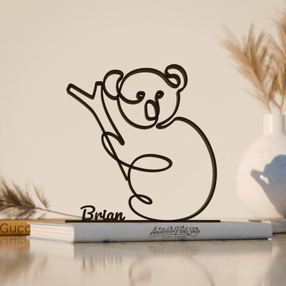 Anatolian Gift BoxKoala - Customized Line Art Figure