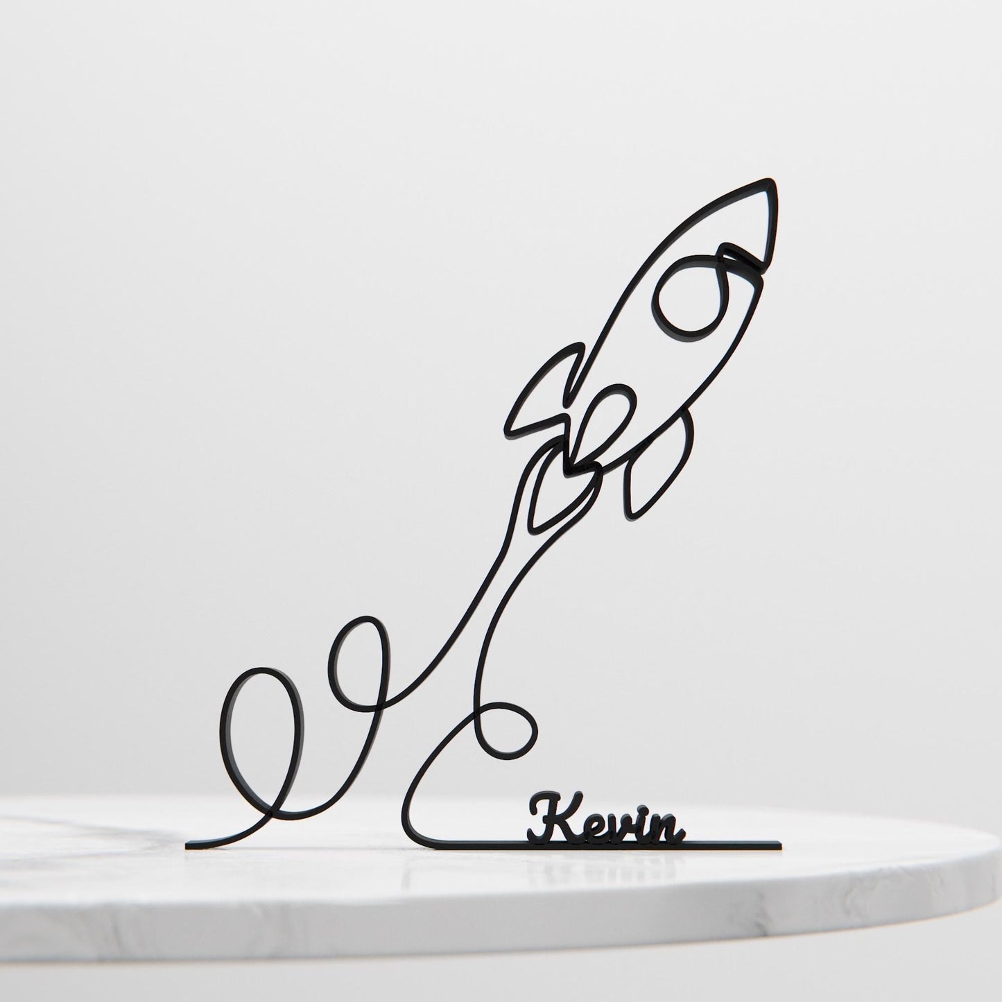 Anatolian Gift BoxLaunching Rocket - Customized Line Art Figure