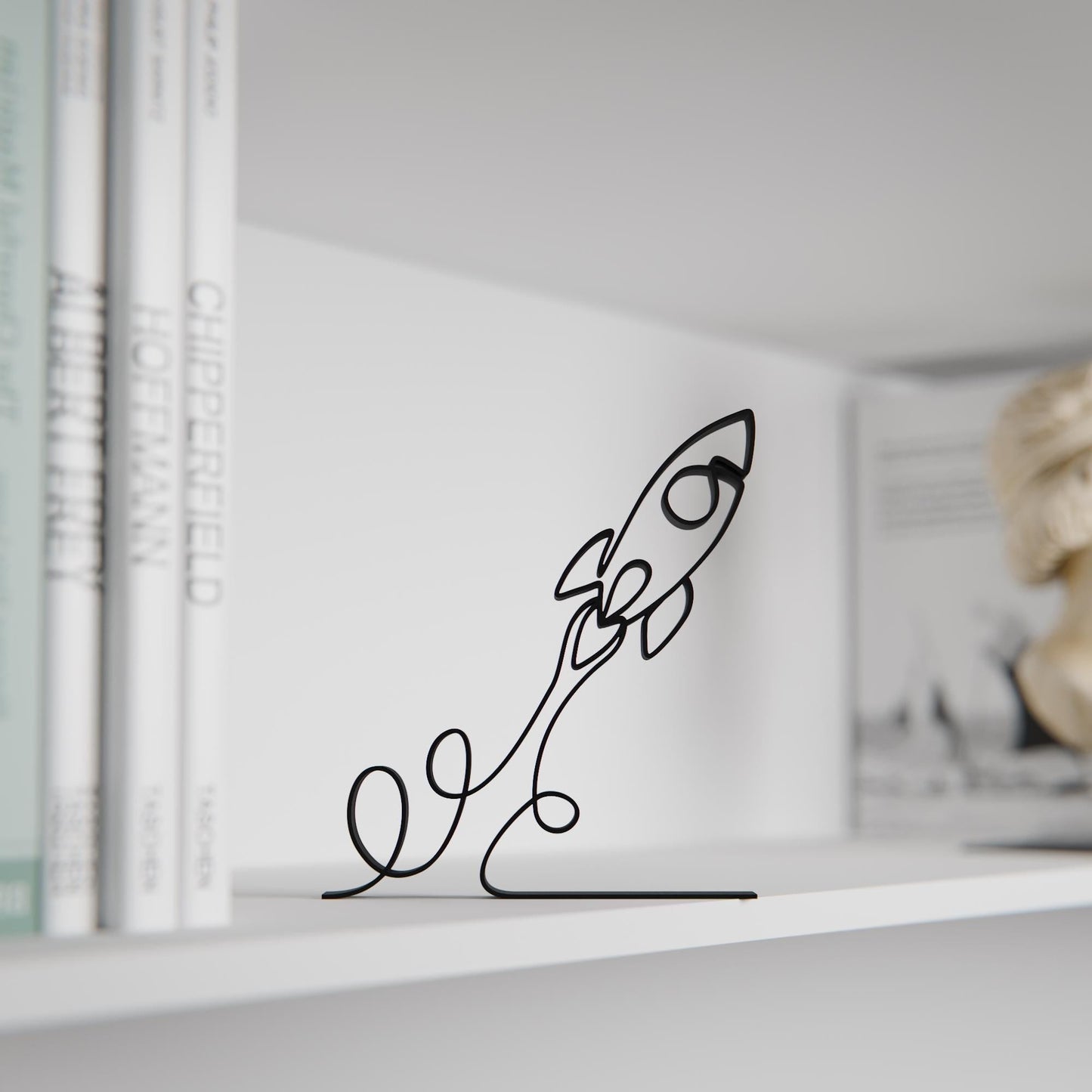 Anatolian Gift BoxLaunching Rocket - Customized Line Art Figure