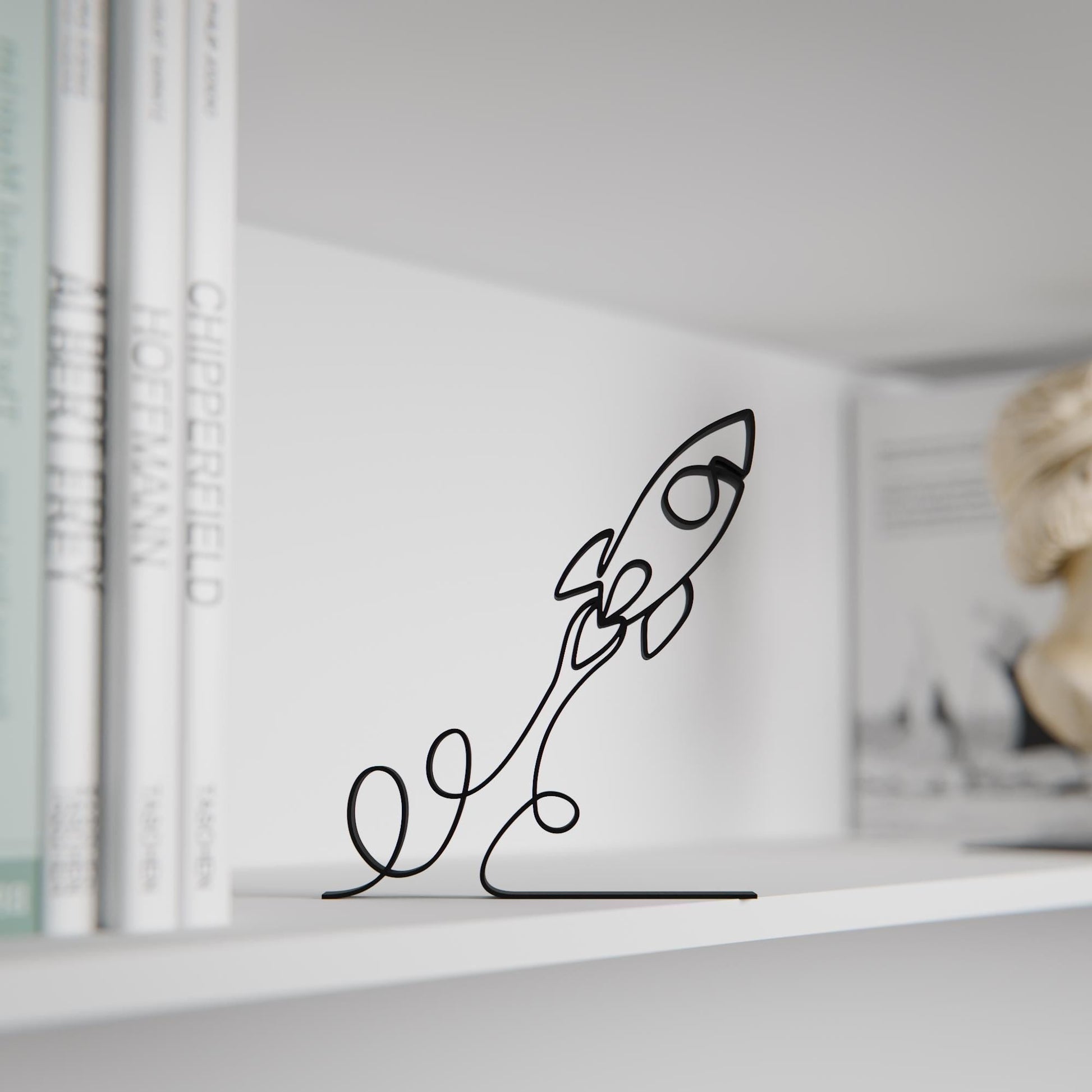 Anatolian Gift BoxLaunching Rocket - Customized Line Art Figure