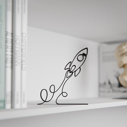 Anatolian Gift BoxLaunching Rocket - Customized Line Art Figure