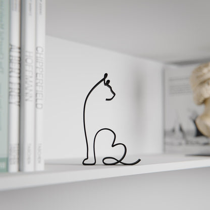 Anatolian Gift BoxMaine Coon Cat 03 - Line Art Figure