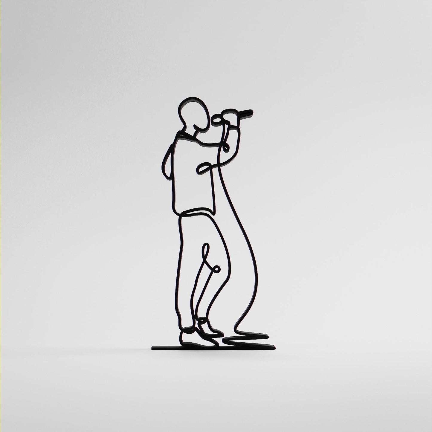 Anatolian Gift BoxMale Vocalist - Customized Line Art Figure