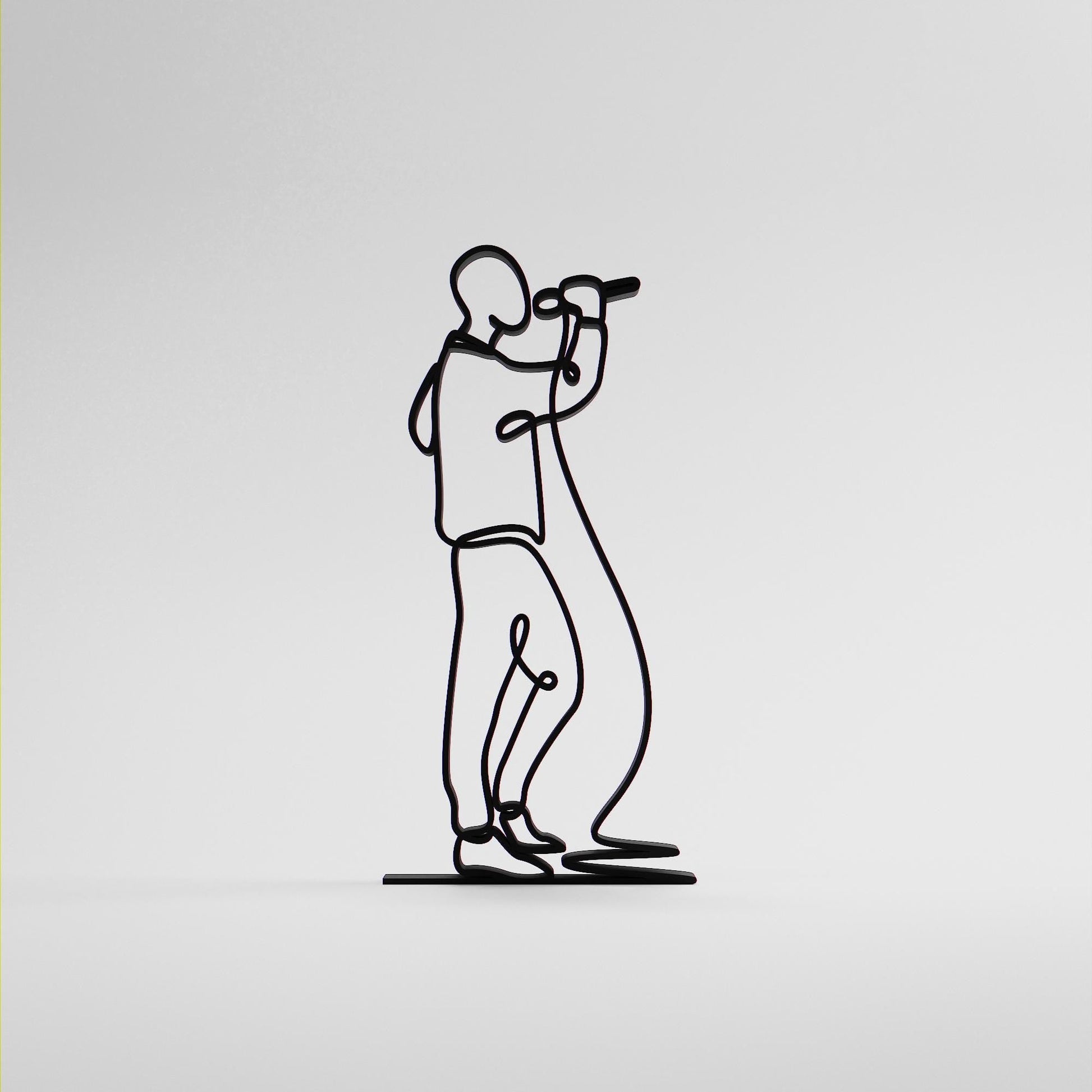Anatolian Gift BoxMale Vocalist - Customized Line Art Figure