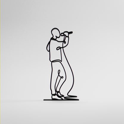 Anatolian Gift BoxMale Vocalist - Customized Line Art Figure