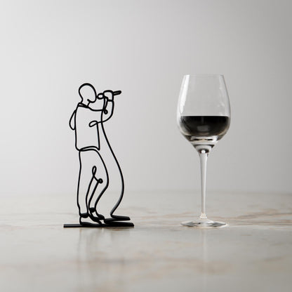 Anatolian Gift BoxMale Vocalist - Customized Line Art Figure