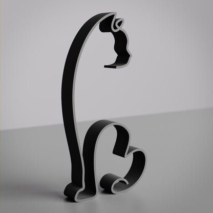 Anatolian Gift BoxManx Shorthair Cat 11 - Line Art Figure