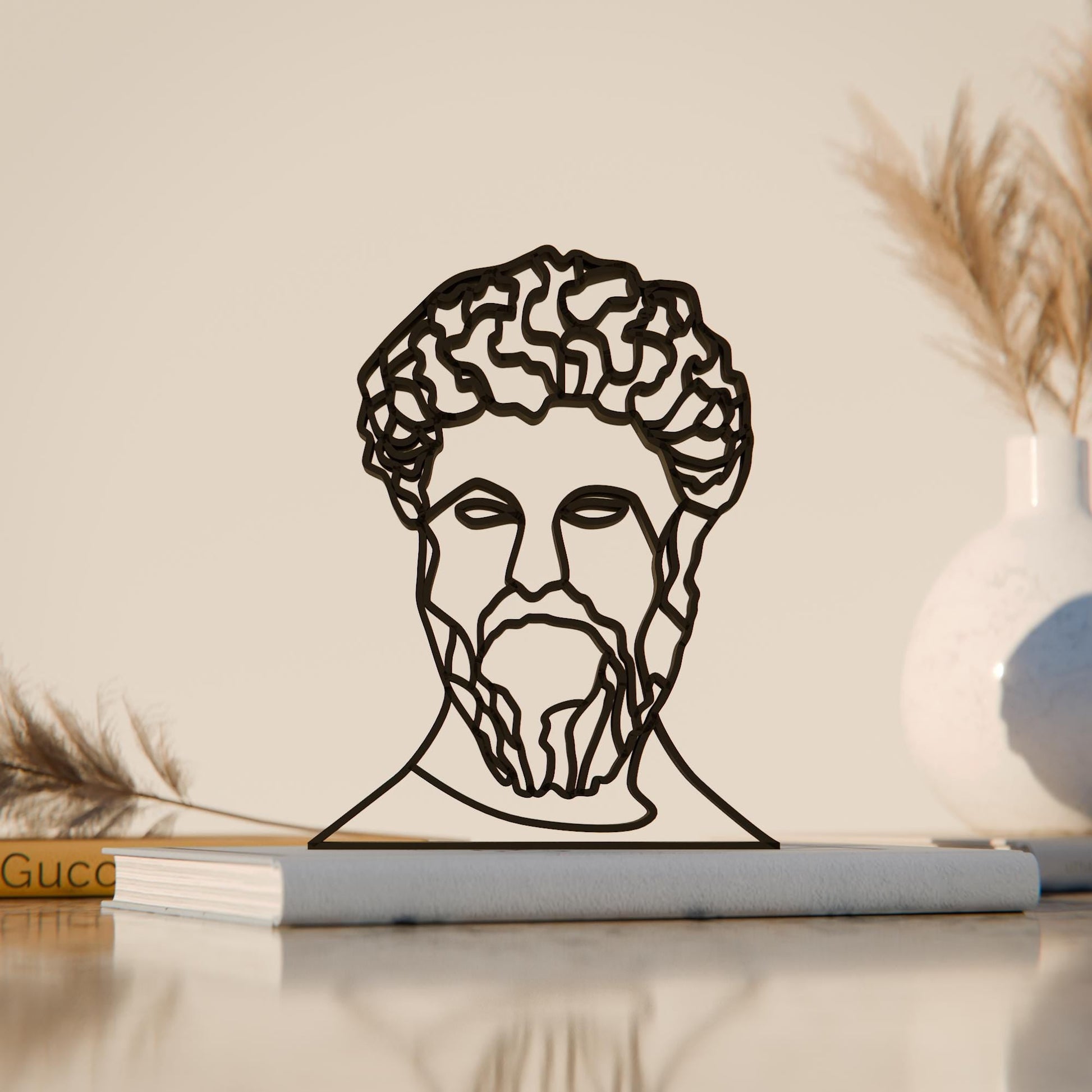 Anatolian Gift BoxMarcus Aurelius - Line Art Figure