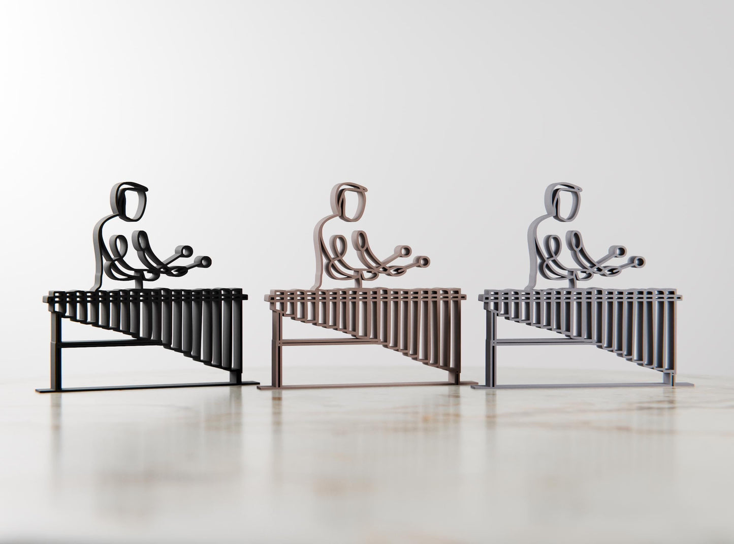 Anatolian Gift BoxMarimba Player - Customized Line Art Figure