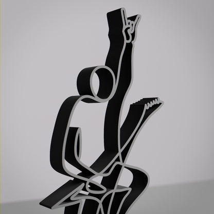 Anatolian Gift BoxMetalhead Guitarist - Customized Line Art Figure