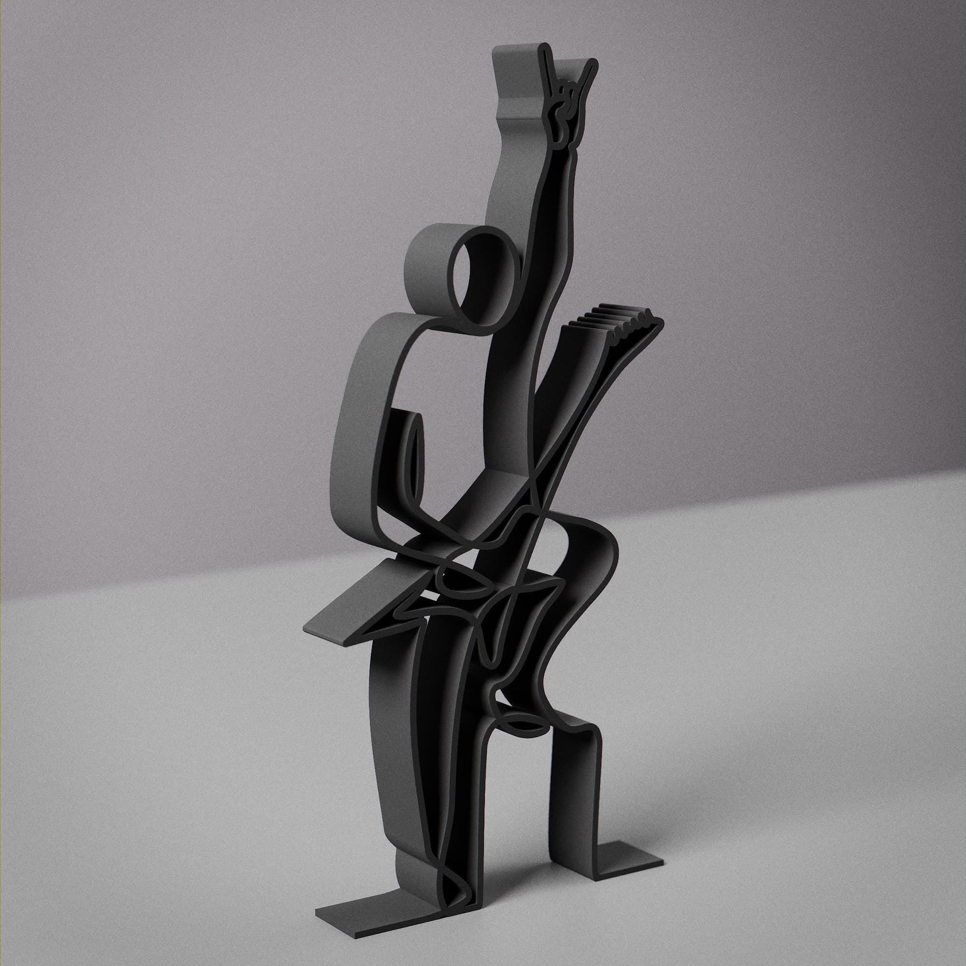 Anatolian Gift BoxMetalhead Guitarist - Customized Line Art Figure