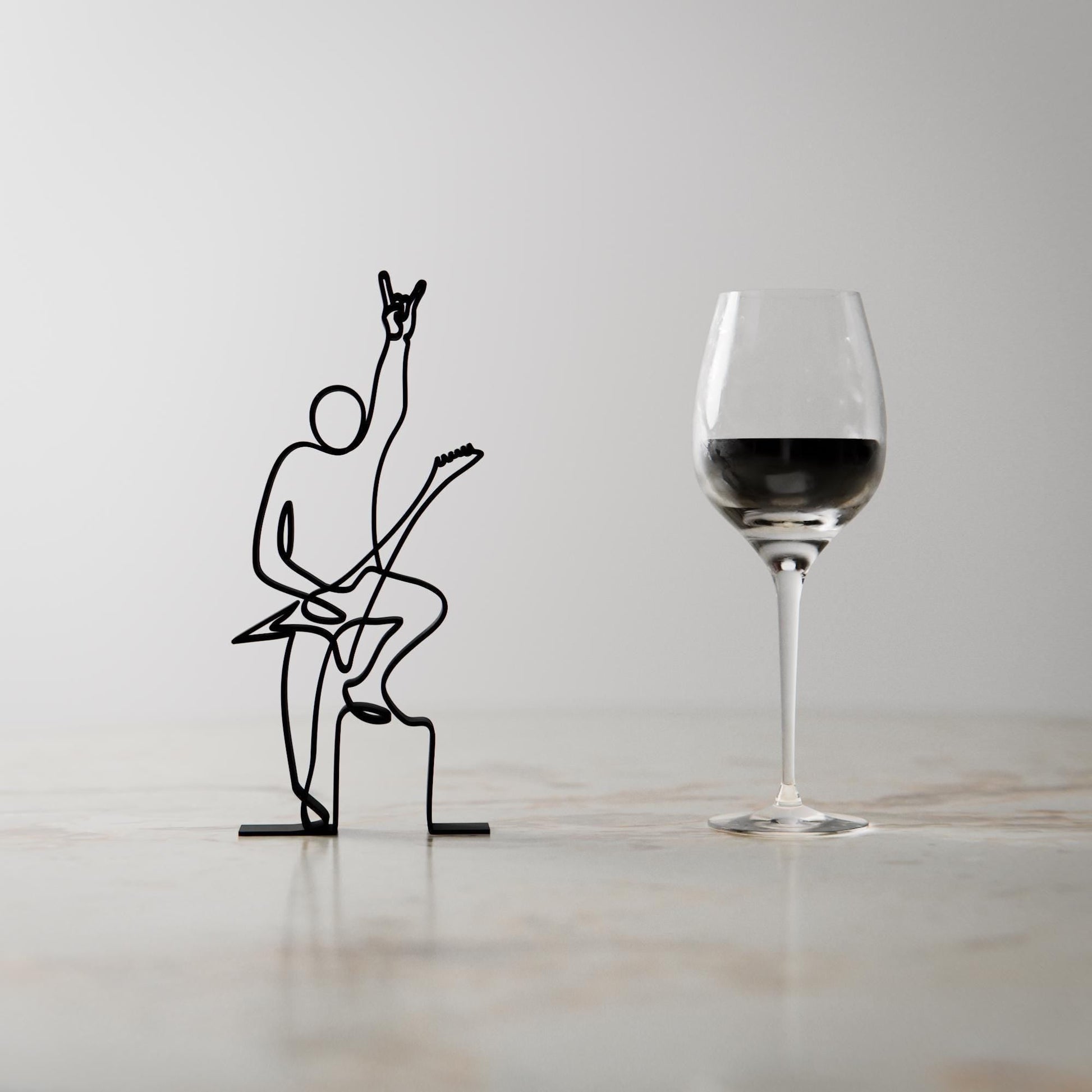 Anatolian Gift BoxMetalhead Guitarist - Customized Line Art Figure