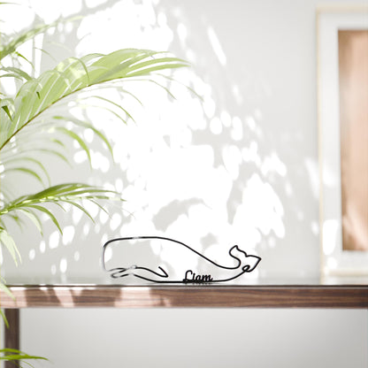 Anatolian Gift BoxMoby Dick - Customized Line Art Figure