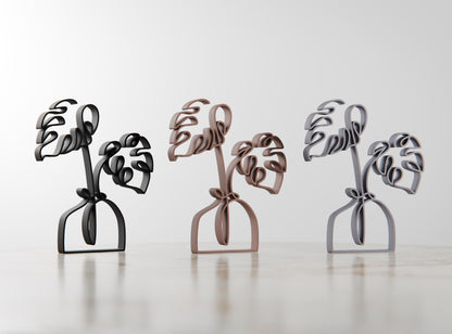 Anatolian Gift BoxMonstera Plant - Line Art Figure