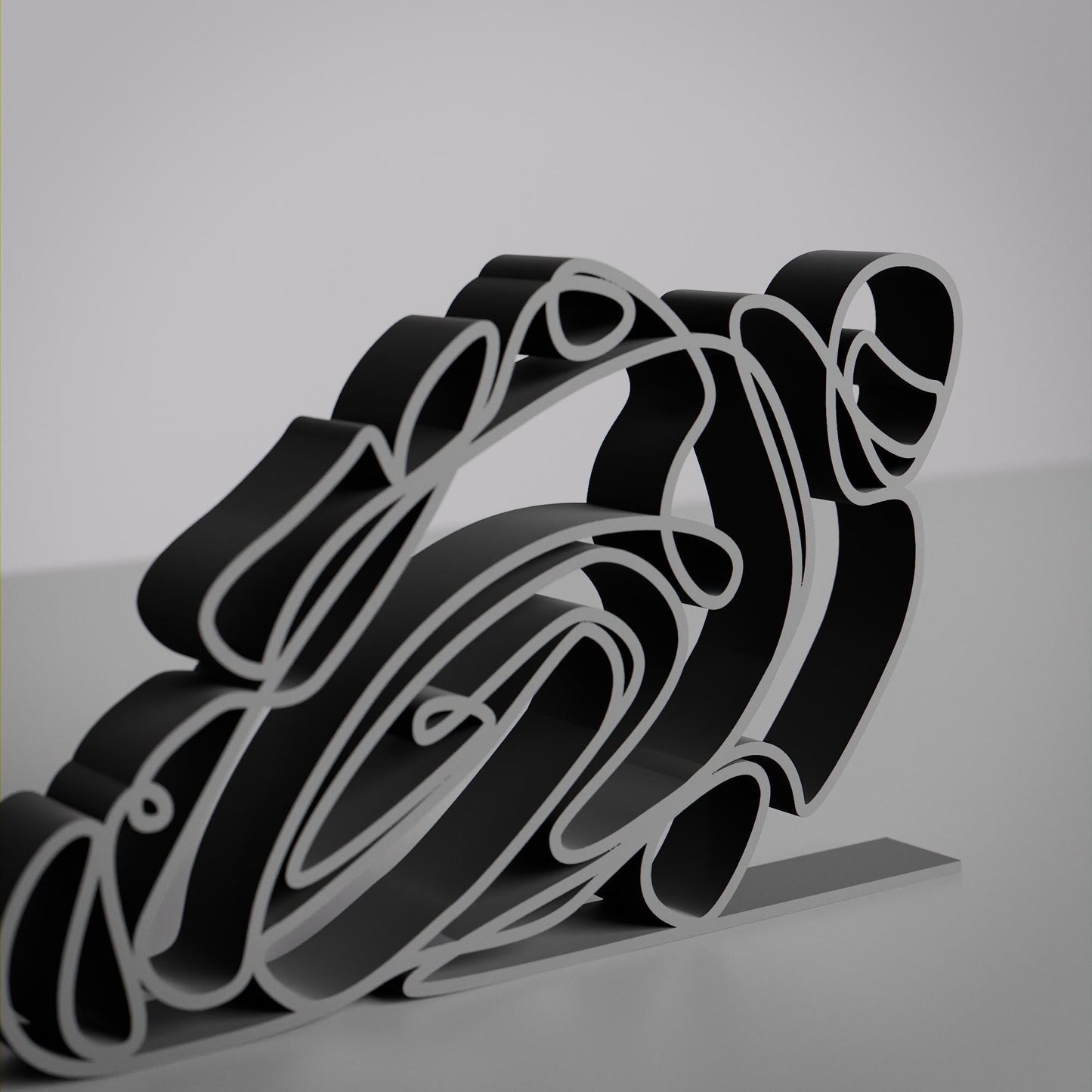 Anatolian Gift BoxMotorbiker - Customized Line Art Figure