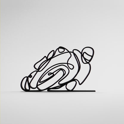 Anatolian Gift BoxMotorbiker - Customized Line Art Figure