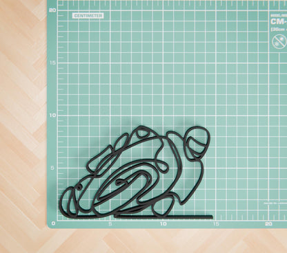 Anatolian Gift BoxMotorbiker - Customized Line Art Figure