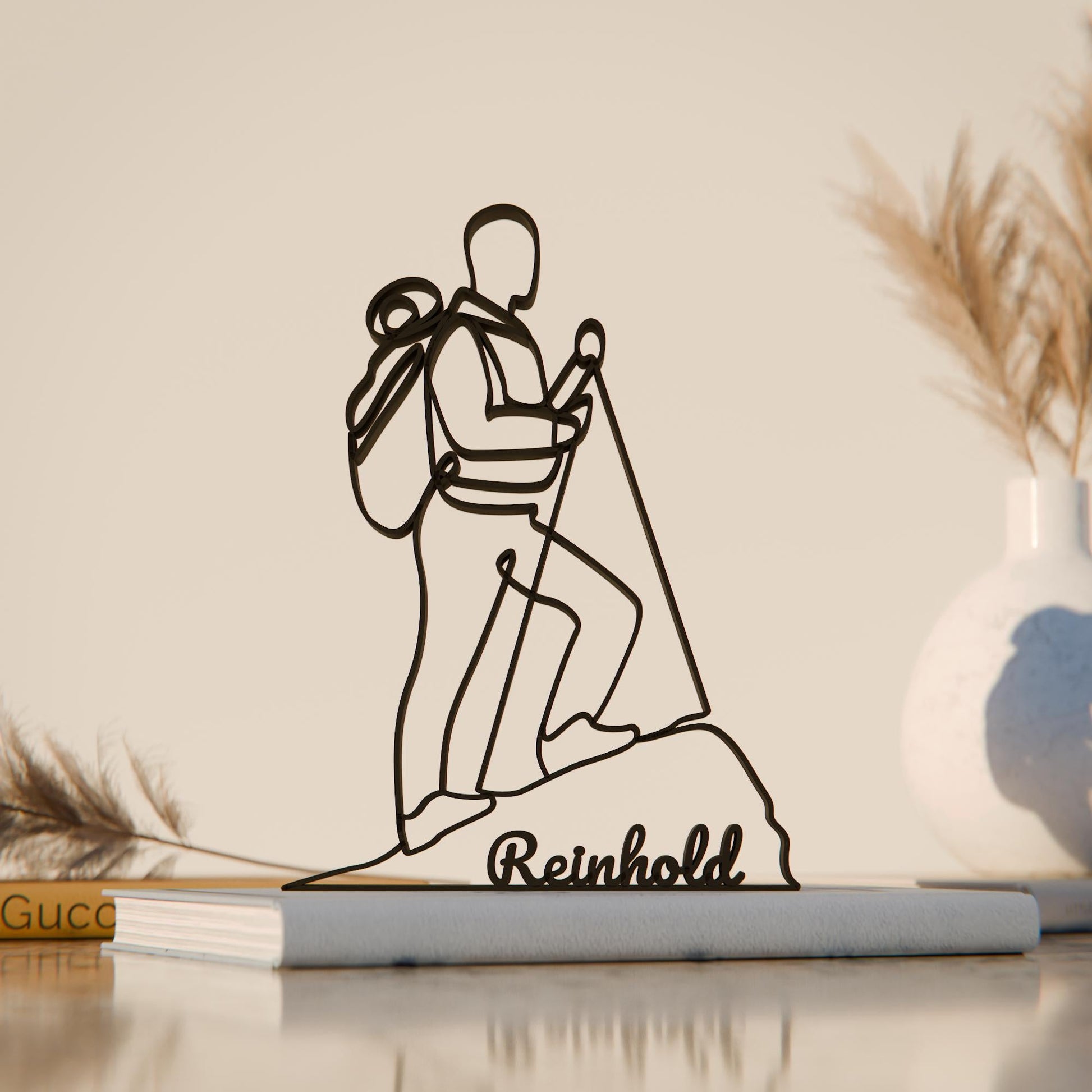 Anatolian Gift BoxMountaineer - Customized Line Art Figure