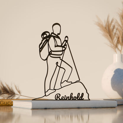 Anatolian Gift BoxMountaineer - Customized Line Art Figure