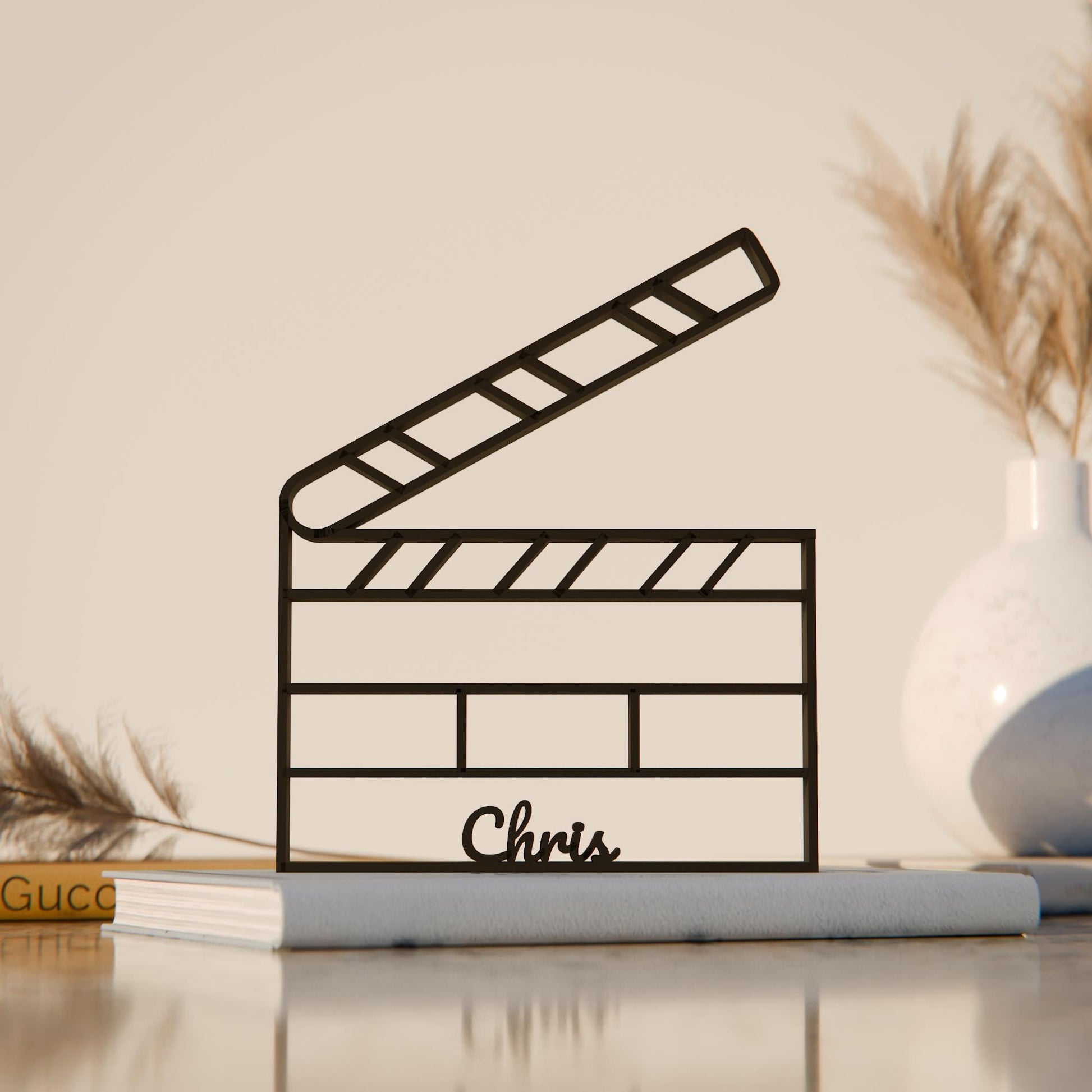 Anatolian Gift BoxMovie Clapboard - Customized Line Art Figure