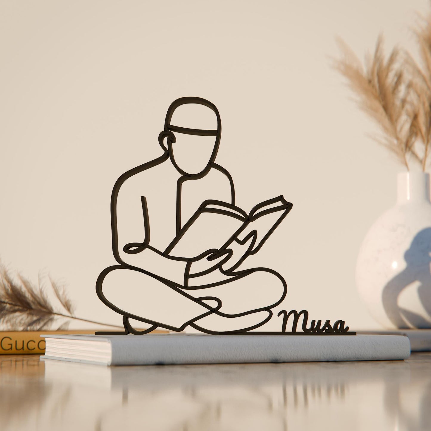 Anatolian Gift BoxMuslim Man - Customized Line Art Figure