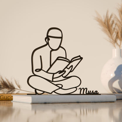 Anatolian Gift BoxMuslim Man - Customized Line Art Figure