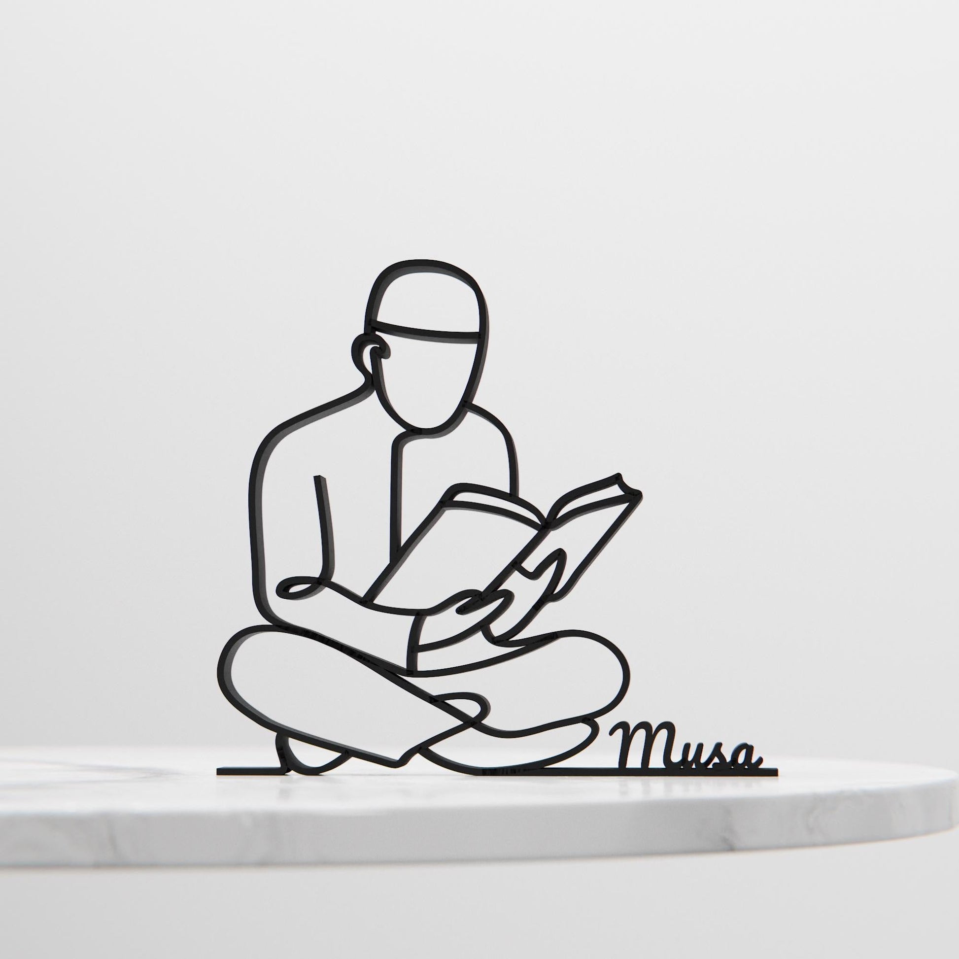 Anatolian Gift BoxMuslim Man - Customized Line Art Figure