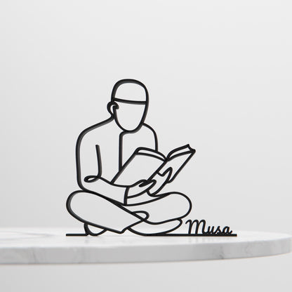 Anatolian Gift BoxMuslim Man - Customized Line Art Figure
