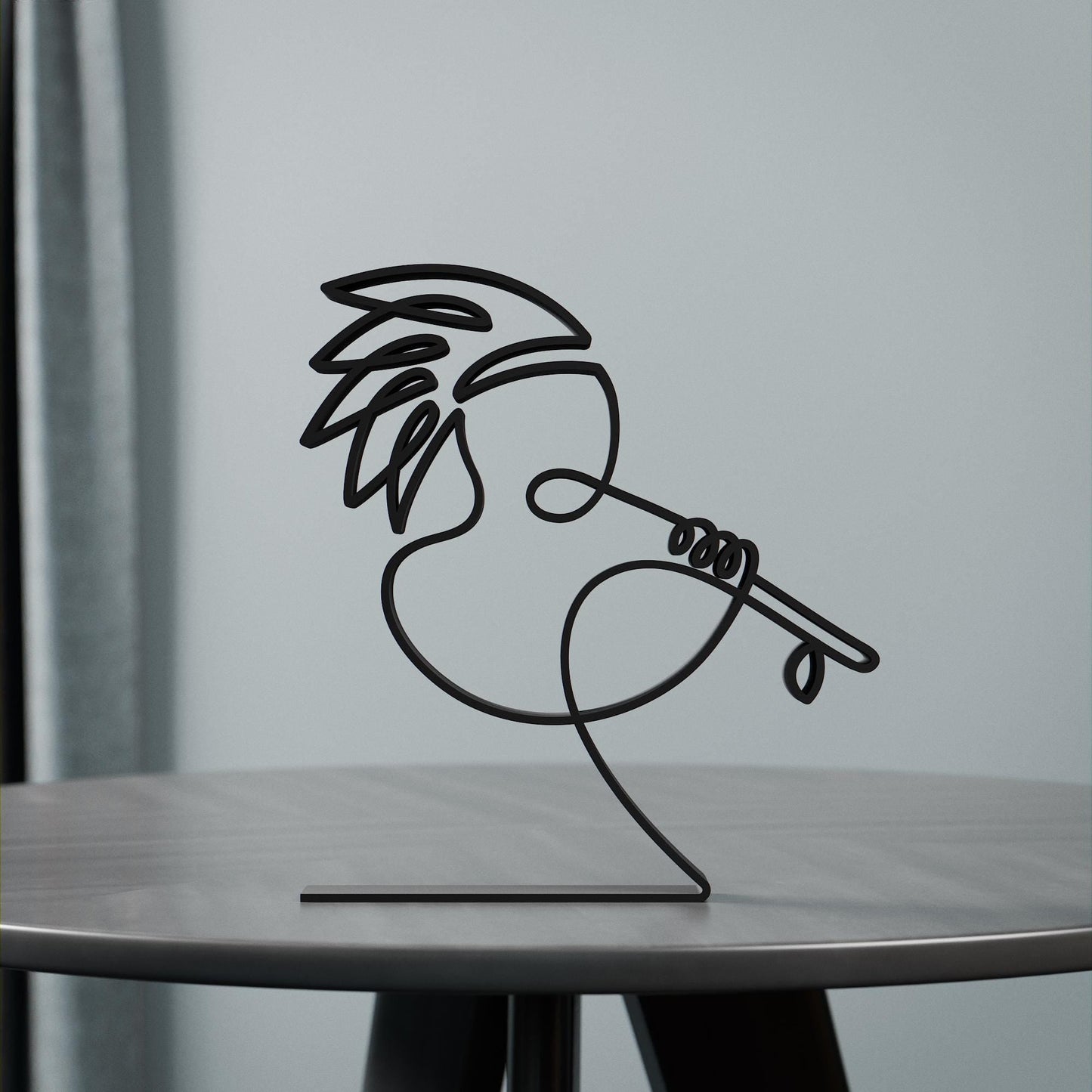 Anatolian Gift BoxNative American Flute Player - Customized Line Art Figure