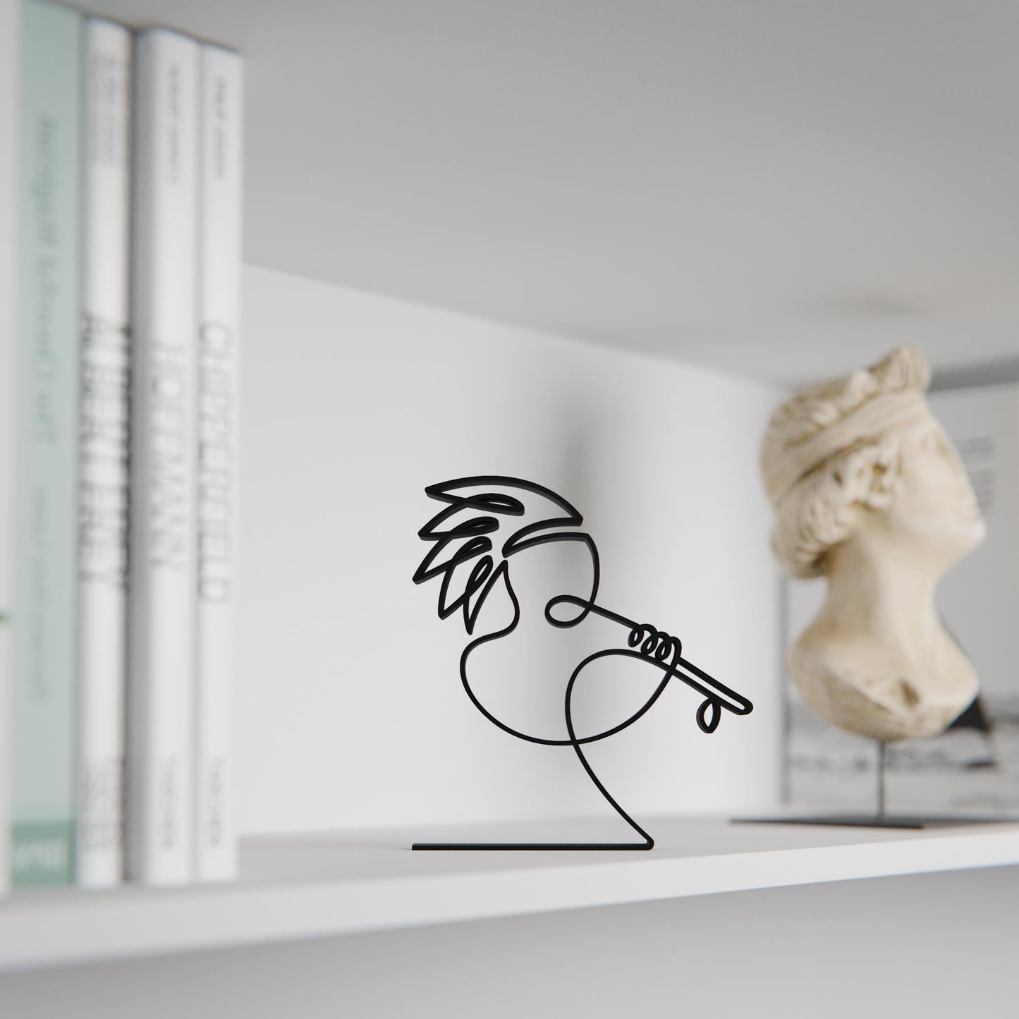 Anatolian Gift BoxNative American Flute Player - Customized Line Art Figure